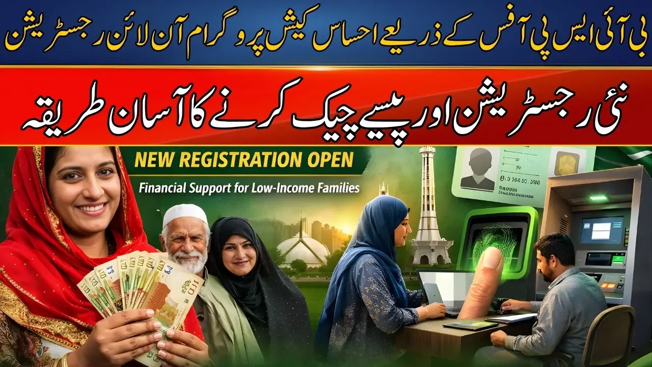 Ehsaas Cash Program 2026 Online Registration Through BISP Office Complete & Updated Guide