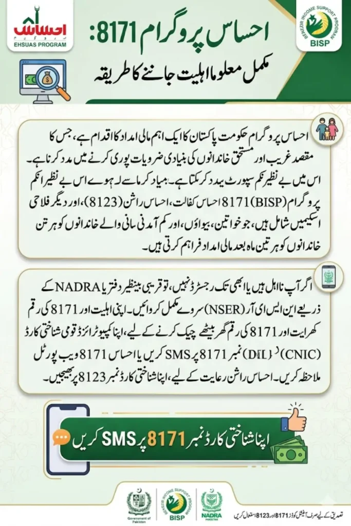 احساس پروگرام 8171 آن لائن رجسٹریشن نئی اپ ڈیٹ 2025-26: مکمل تفصیلات جانیں