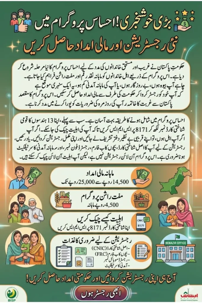 Ehsaas Programme Registration 2026 Open for Eligible Citizens Apply Now!