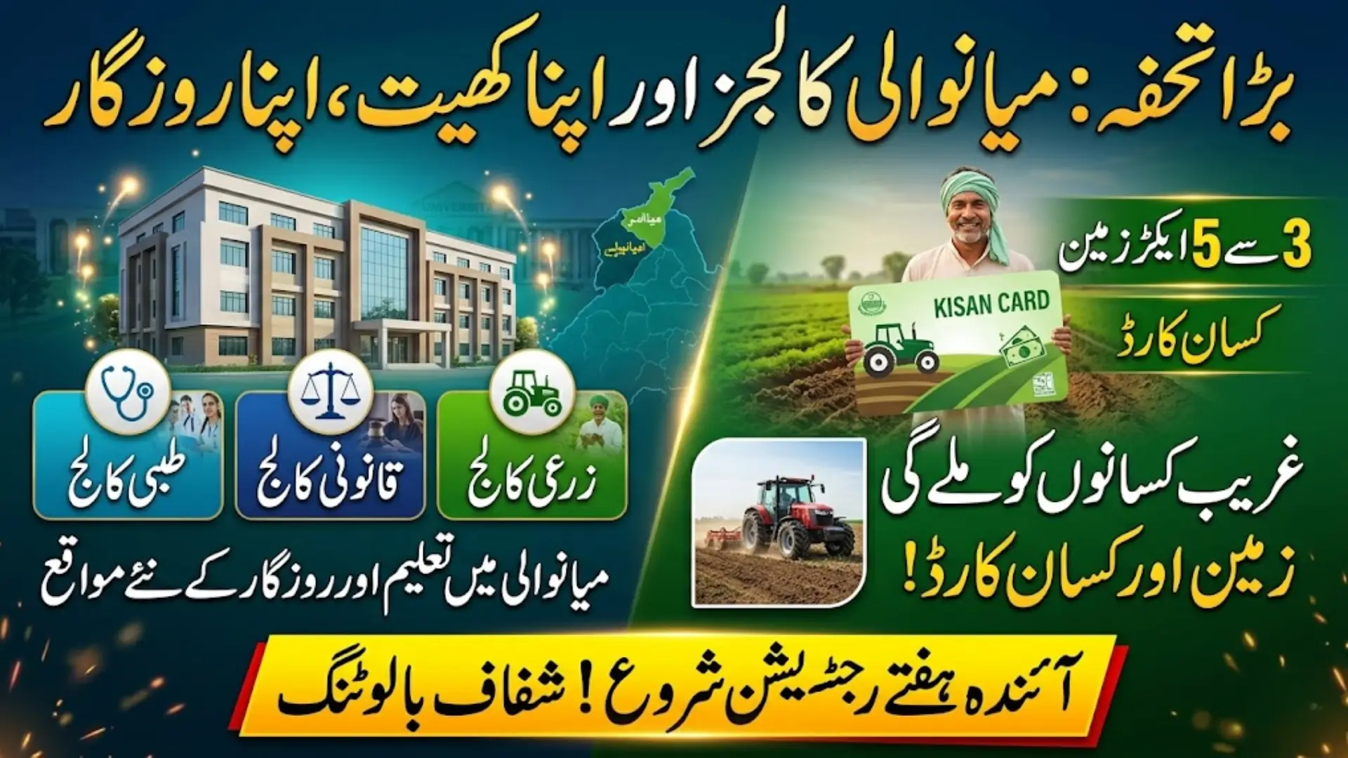 Apna Khet Apna Rozgar Programme and Mianwali Colleges Plan Launched by Maryam Nawaz Check Now
