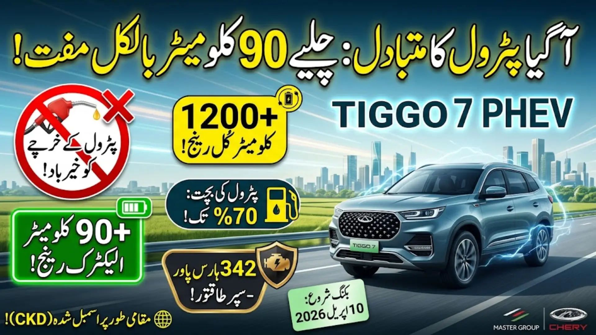 Chery Tiggo 7 PHEV Pakistan Launch: A Game-Changing Plug-In Hybrid SUV Enters the C-Segment