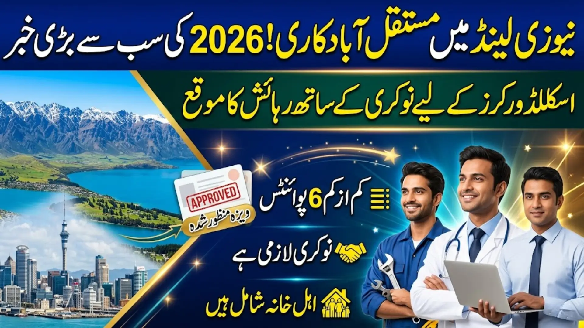 New Zealand Skilled Residence Visa 2026: Complete Guide for Eligibility, Points System and Application Process
