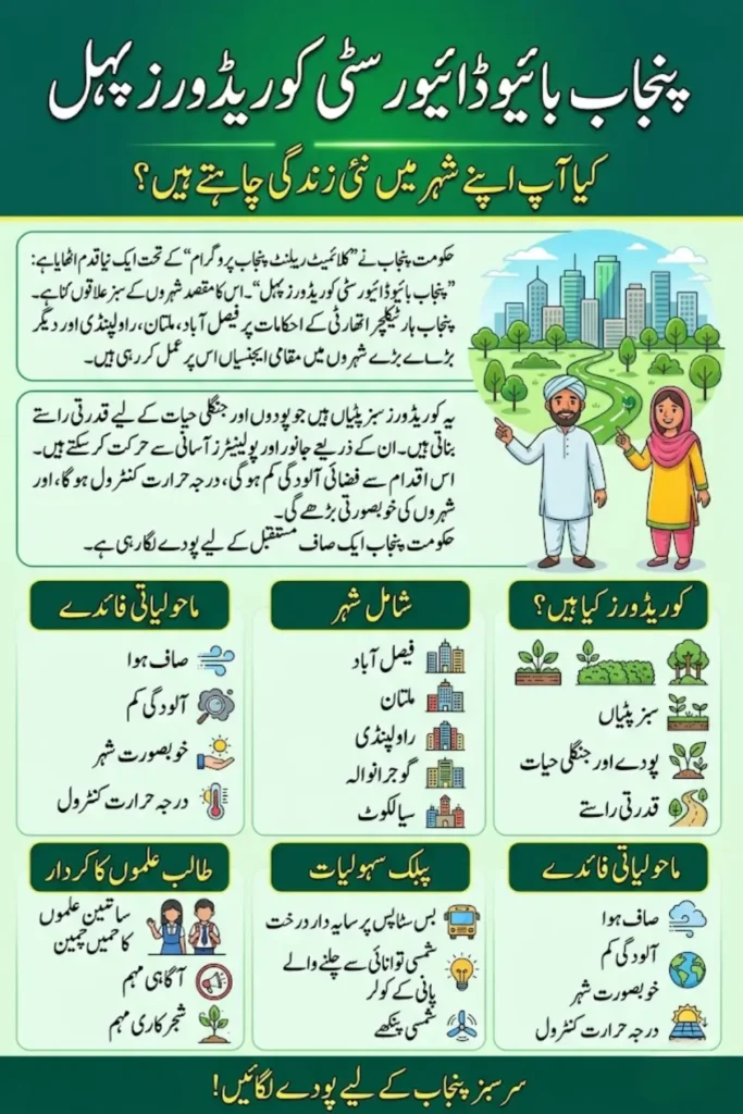 Punjab Biodiversity Corridors Initiative: Climate Resilient Punjab Programme Explained