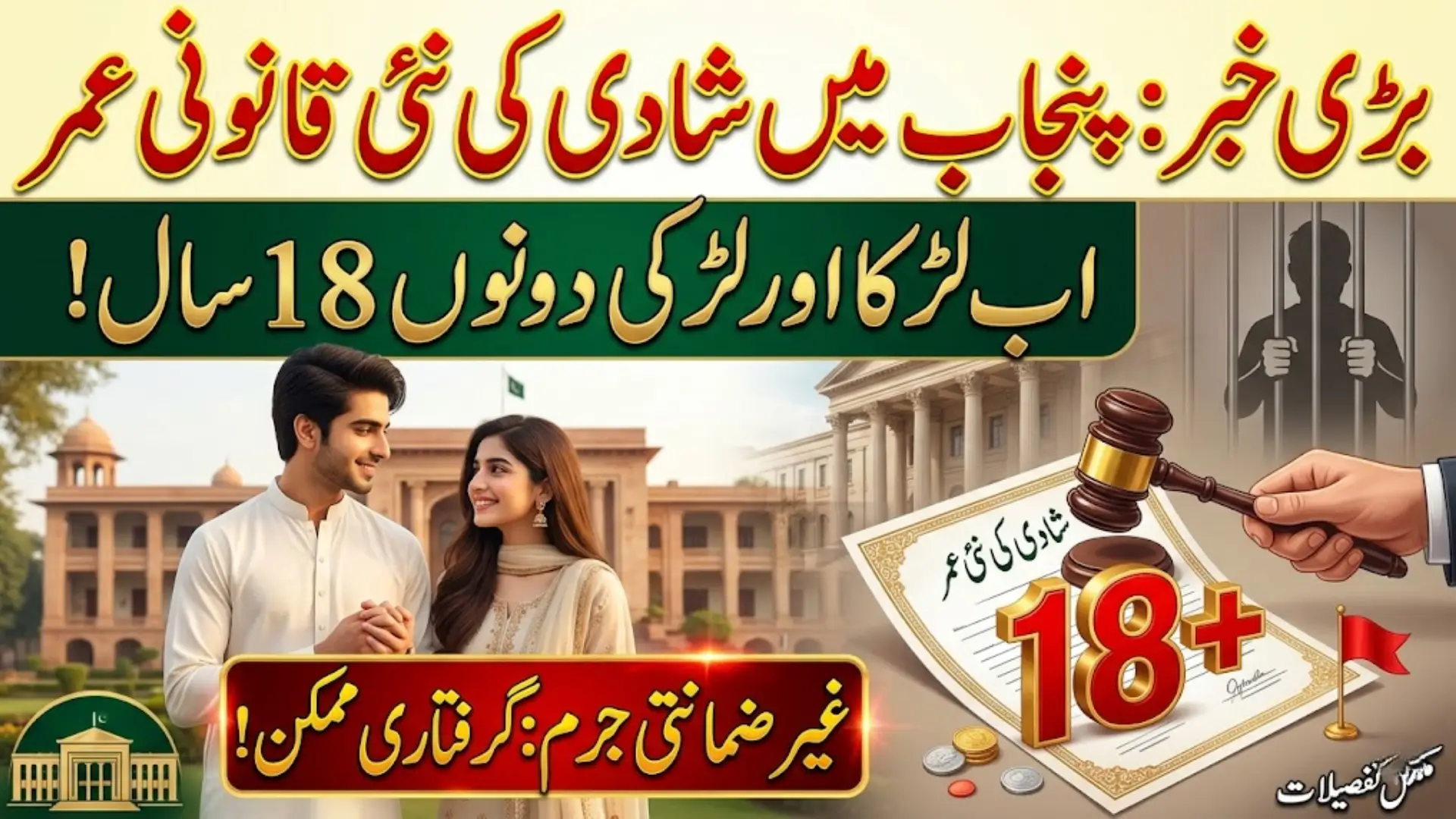 Punjab Child Marriage Restraint Bill 2026 Passed Minimum Marriage Age Set to 18 for Boys and Girls
