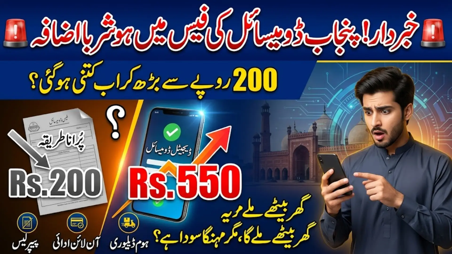 Punjab Domicile Certificate Fee Increase Government Shifts to Digital System Check The New Fee