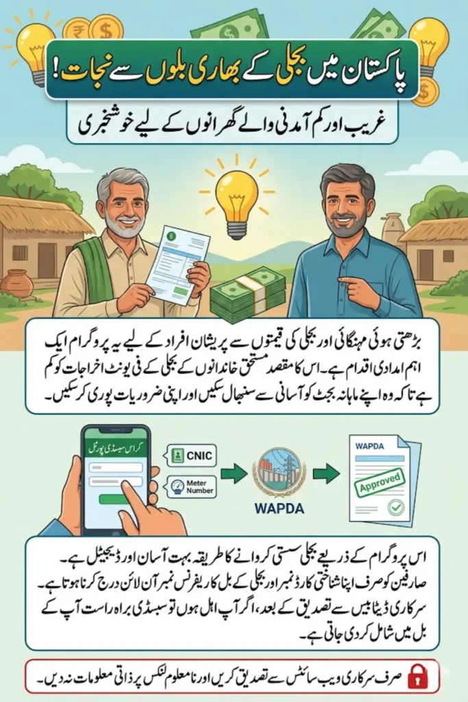 Cross Subsidy Program Pakistan 2026 How to Reduce Your Electricity Bill Online