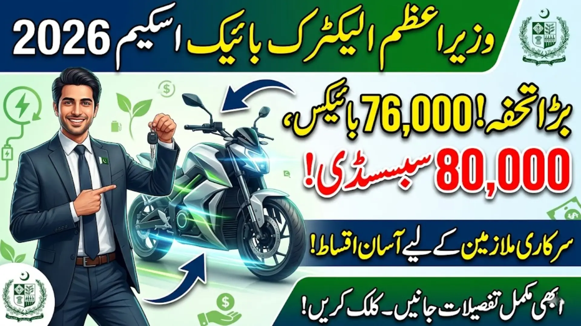 Electric Bikes Scheme Pakistan 2026 for Government Employees – Subsidy, Eligibility and Application Process