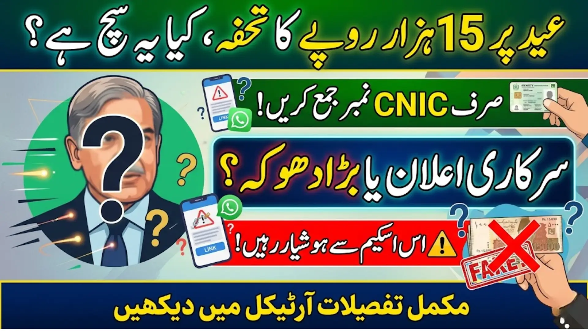 PM Shahbaz Sharif Eid Offer 15000 True or Fake? Complete Reality Explained
