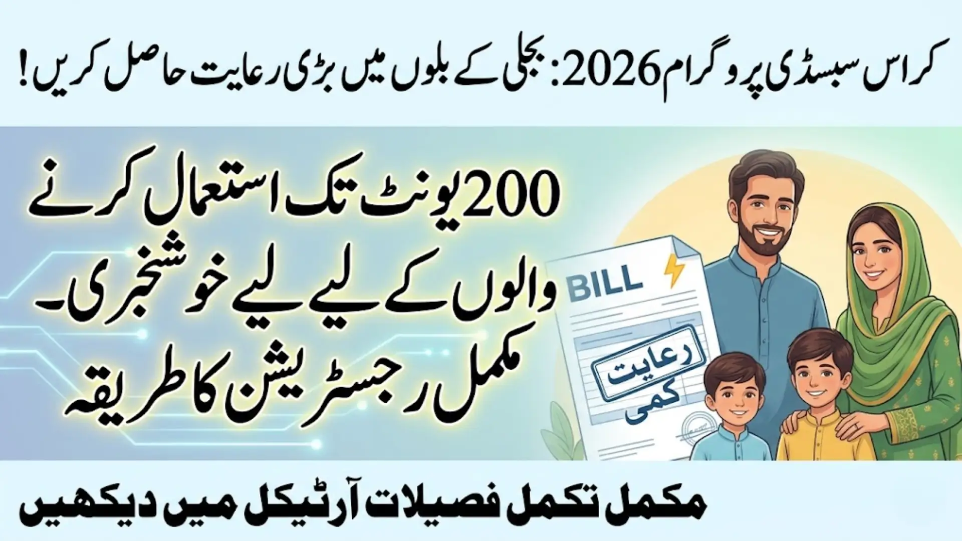 Cross Subsidy Program Pakistan 2026: Apply Online Through PITC Portal, Eligibility and Bill Discount Details
