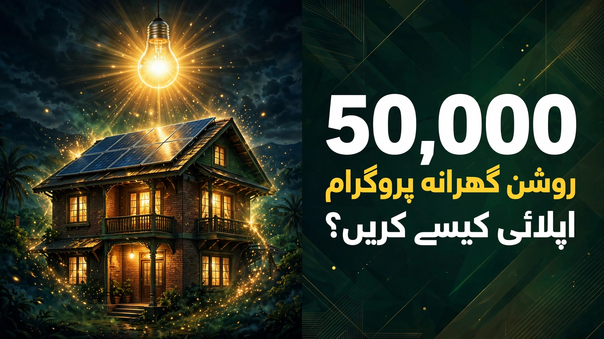 Punjab Roshan Gharana Program 50000 free solar panels