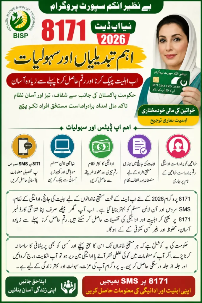 BISP 8171 New Update 2026: Complete Guide to Latest Features and Payments